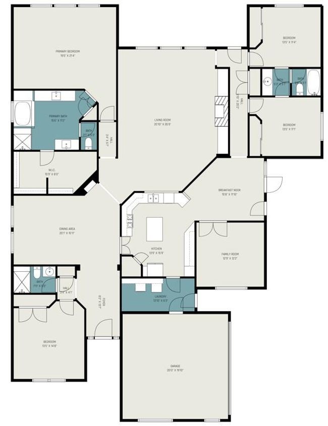 Floorplan view of this charming home! | Image 26