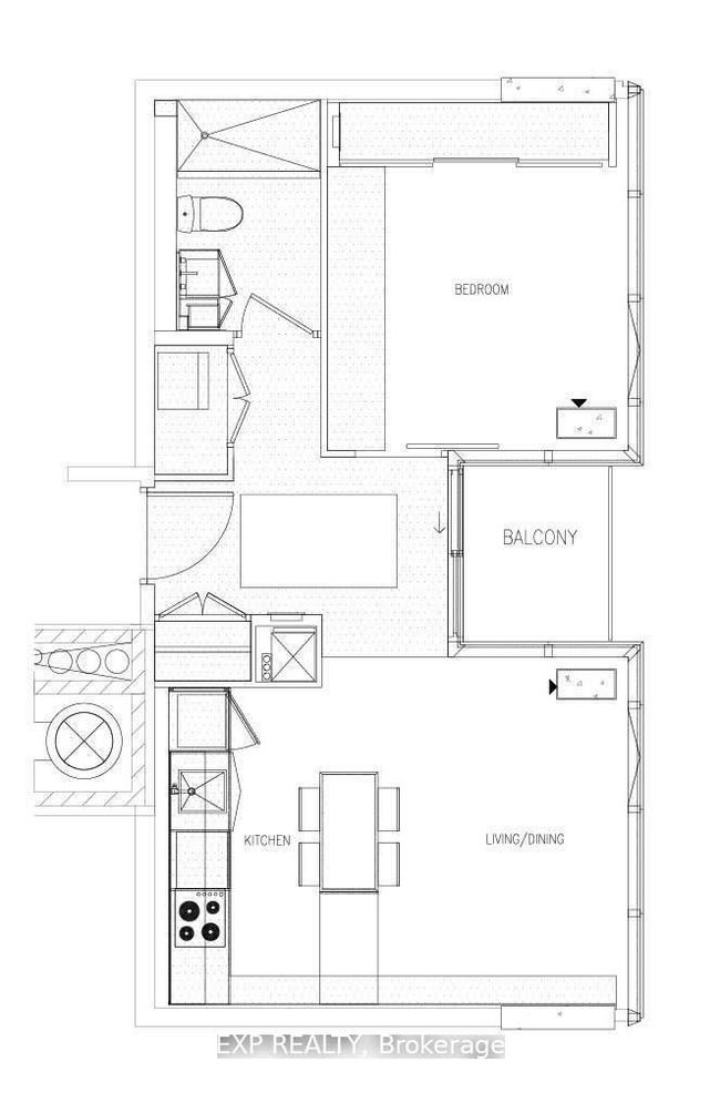3603 - 16 Bonnycastle St, Condo with 1 bedrooms, 1 bathrooms and null parking in Toronto ON | Image 12