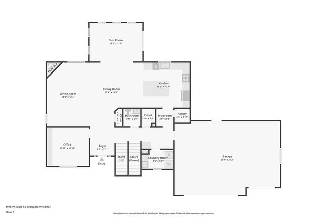 8975 W Eagle Court, House other with 5 bedrooms, 3 bathrooms and null parking in Mequon WI | Image 60