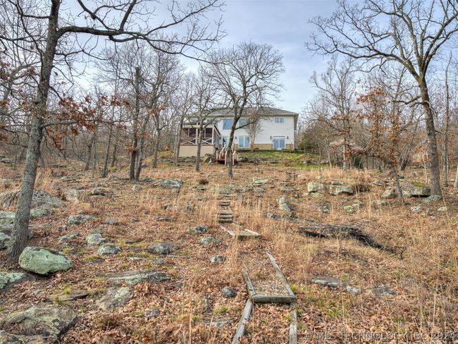 Winter View from Water to Back of Lake House | Image 54