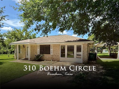 310 Boehm Cir, Brenham, TX, 77833-3872 | Card Image