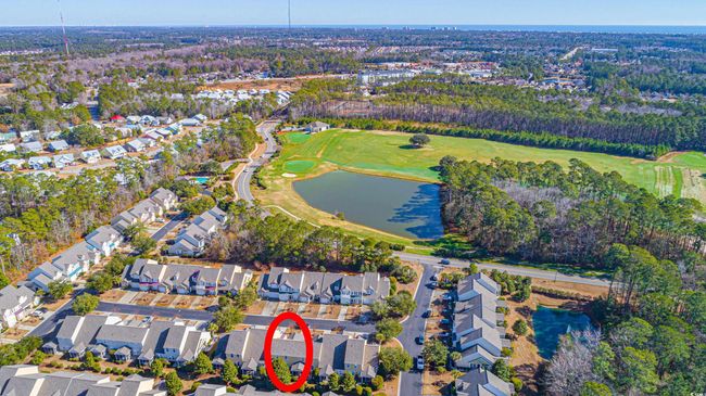 Aerial view featuring a water view | Image 36