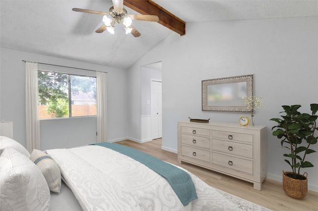 Primary bedroom, virtually staged | Image 15