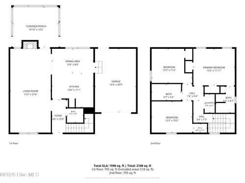 110 Bristol Ln, Havelock, NC, 28532-9608 | Card Image