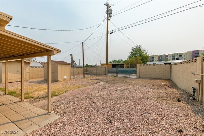 2 sheds on property and fence dog run with rear access to back yard | Image 29