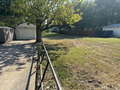 View of yard and greenbelt, park land. | Image 3