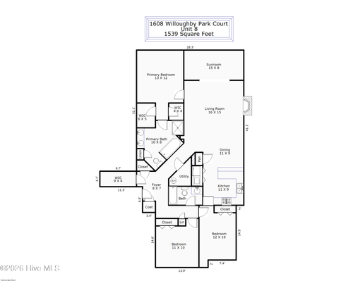 unit-8-1608 Willoughby Park Ct, Wilmington, NC, 28412-6109 | Card Image