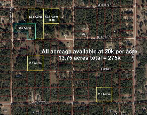 0000 Ne 83rd Ln, Bronson, FL, 32621 | Card Image