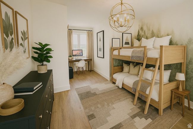 Penthouse suite with bathroom on third floor. Photos of the same floorplan; NOT ACTUAL HOME | Image 12