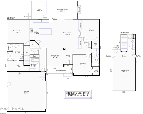 218 Long Leaf Dr, Hampstead, NC, 28443-8055 | Card Image