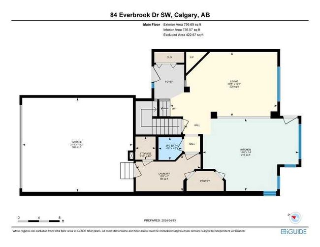 84 Everbrook Drive Sw, Home with 3 bedrooms, 2 bathrooms and 4 parking in Calgary AB | Image 43