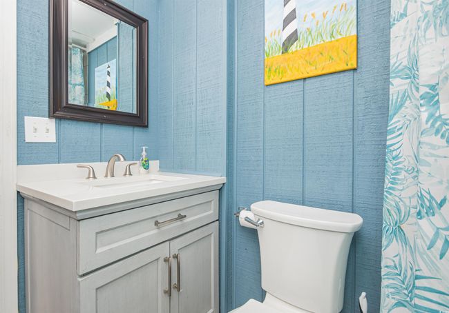 Bathroom with vanity and toilet | Image 22