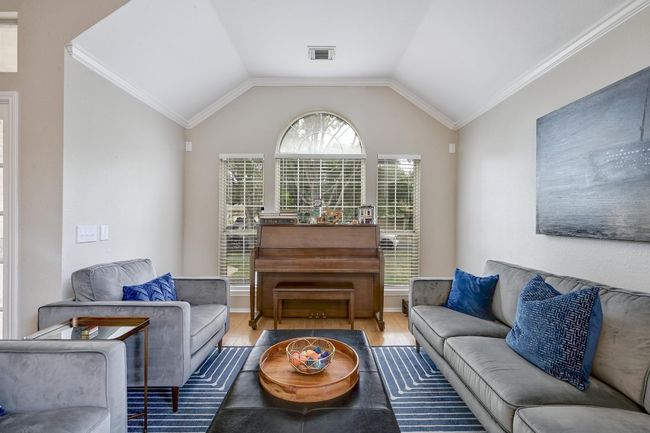 Formal Living area featuring bamboo floors, vaulted ceiling. No interior steps! | Image 5