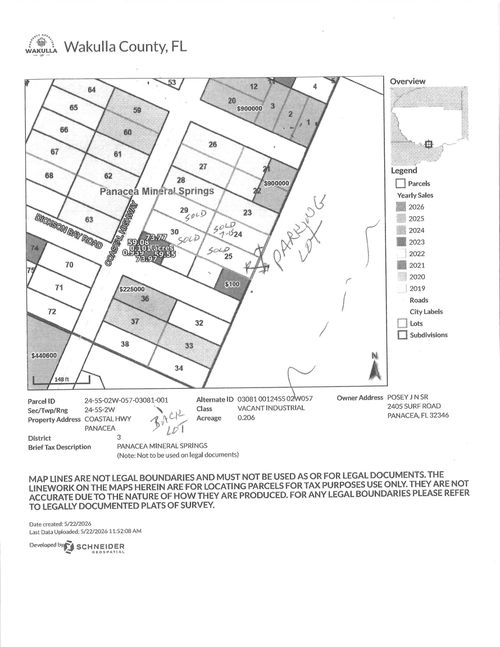 BL Coastal Highway, Panacea, FL, 32346 | Card Image
