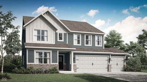 5458 Hill Creek Dr, McCordsville, IN, 46055-6297 | Card Image