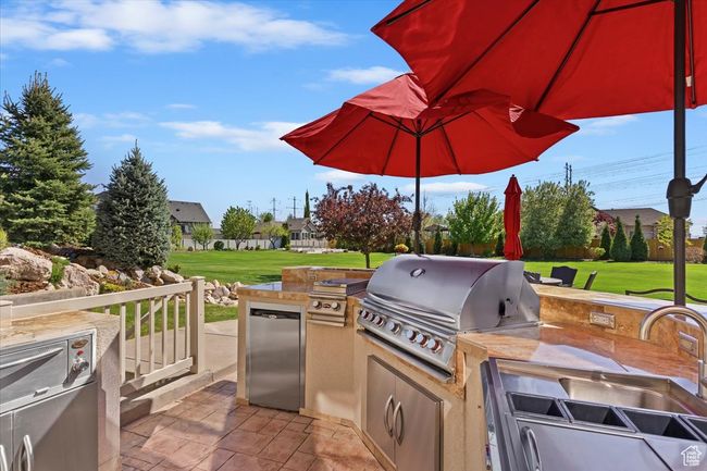 View of patio / terrace with area for grilling and a grill | Image 55