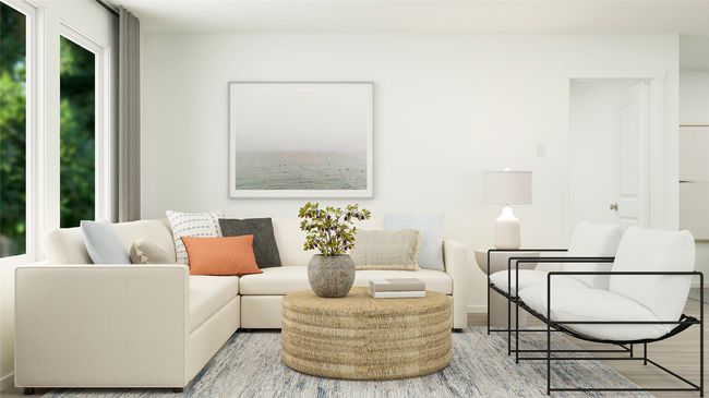 Living area featuring wood finished floors | Image 5