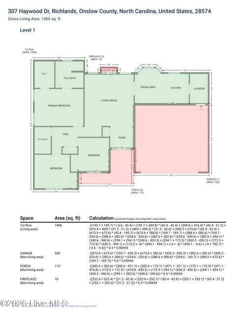 307 Haywood Dr, Richlands, NC, 28574-5370 | Card Image