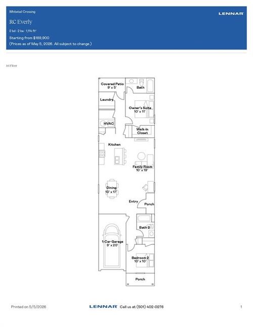3644 Maggie Road, Mustang, OK, 73064 | Card Image
