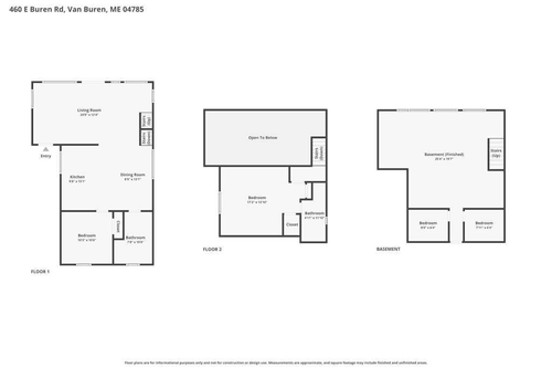 460 E Van Buren Cove Road, Van Buren, ME, 04785 | Card Image