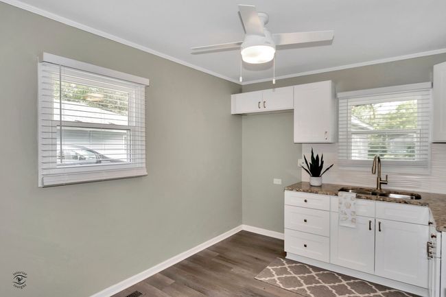White shaker cabinets. | Image 9