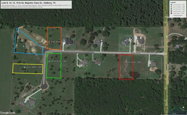 LOT-24-MAJESTIC-OAKS - 115 Majestic Oaks, Home with 0 bedrooms, 0 bathrooms and null parking in De Berry TX | Image 4