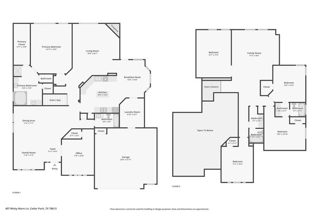 407 Misty Morn Ln, House other with 5 bedrooms, 4 bathrooms and 4 parking in Cedar Park TX | Image 37