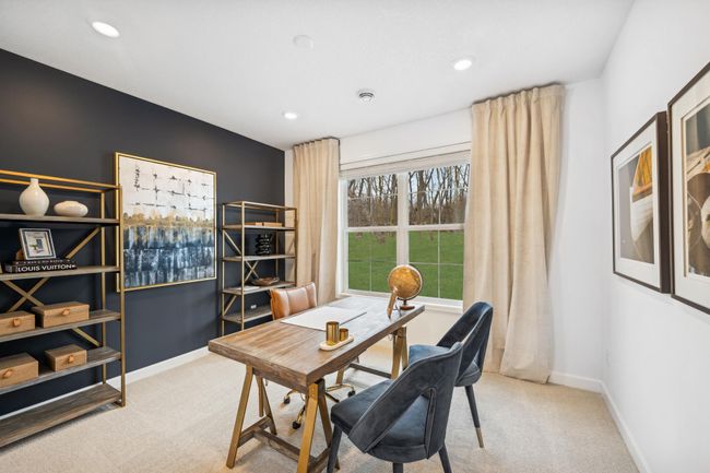 Photo is of the actual model. One of the secondary bedrooms can be used as an office as shown here! | Image 14
