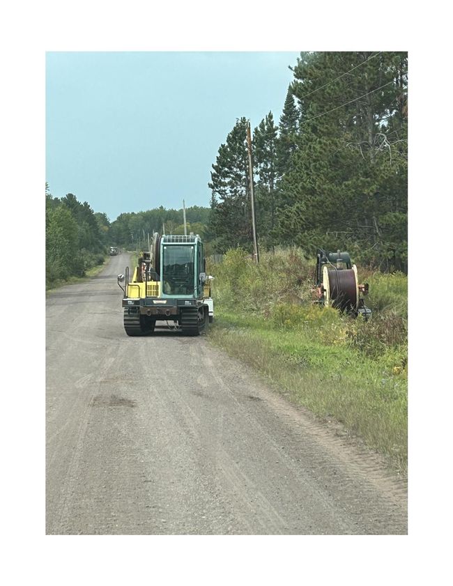 High speed internet just went in on the road. | Image 5