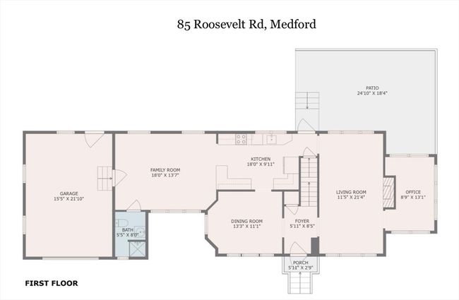 85 Roosevelt Rd, House other with 3 bedrooms, 2 bathrooms and 2 parking in Medford MA | Image 35