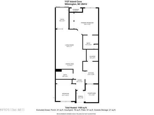 1137 Island Cv, Wilmington, NC, 28412-2541 | Card Image