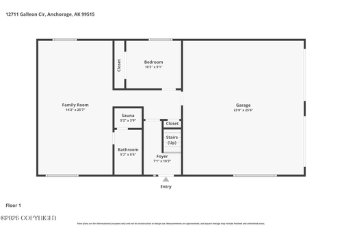 12711 Galleon Cir, Anchorage, AK, 99515-3653 | Card Image