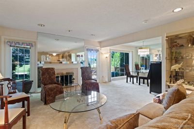 Living room with fireplace | Image 2