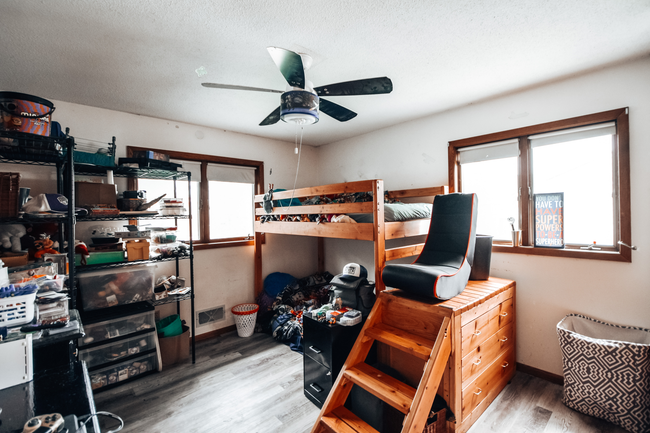 2nd bedroom with newer flooring, 2 windows for natural light. | Image 16