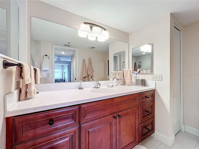 Bath includes large linen closet inside the room | Image 32