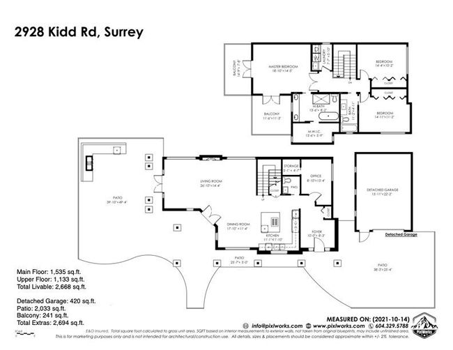 2928 Kidd Road, House other with 4 bedrooms, 2 bathrooms and 8 parking in Surrey BC | Image 39