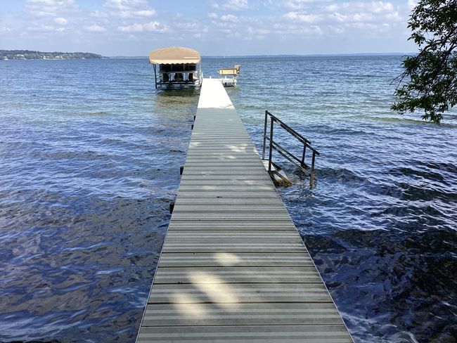 120' newer dock with steps. Lake Miltona known for great fishing | Image 11