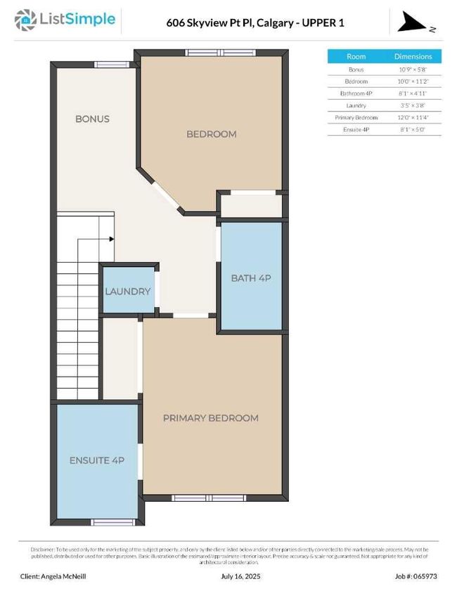 606 Skyview Point Pl Ne, Townhouse with 2 bedrooms, 3 bathrooms and 2 parking in Calgary AB | Image 46
