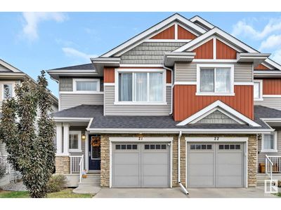 21 - 2004 Trumpeter Way Nw, Townhouse with 3 bedrooms, 3 bathrooms and 2 parking in Edmonton AB | Image 1