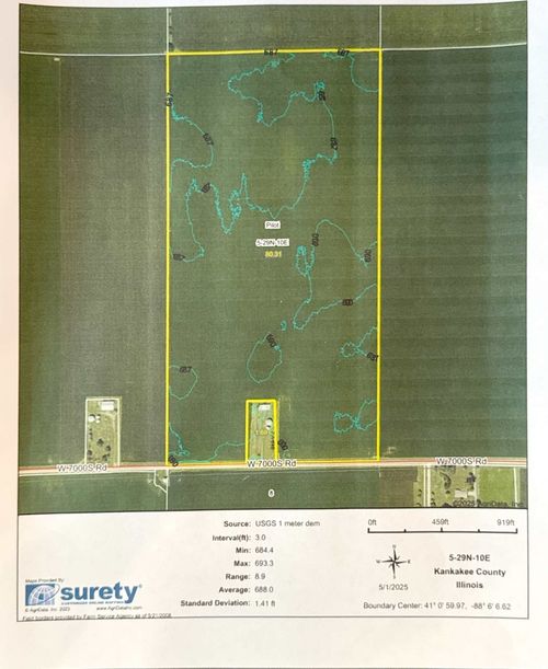 80 Acres W 7000s Road, Herscher, IL, 60941 | Card Image