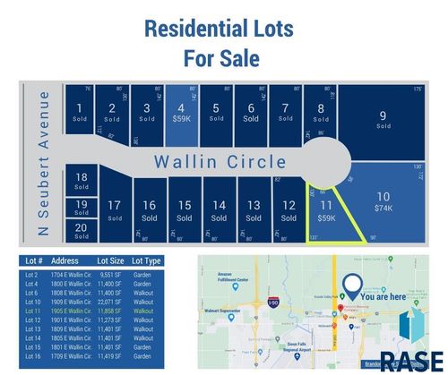 1905 E Wallin Cir Circle, Sioux Falls, SD, 57104 | Card Image