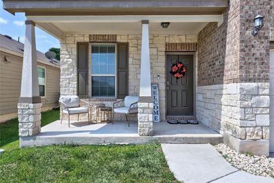 This charming home is nestled in the heart of Jarrell, TX, with a welcoming front porch perfect for relaxing and enjoying the small-town atmosphere. With a spacious yard and plenty of potential for personal touches, this home offers the ideal canvas to make your own | Image 2