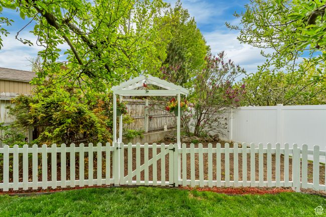 View of yard with a gazebo and fence private yard | Image 11