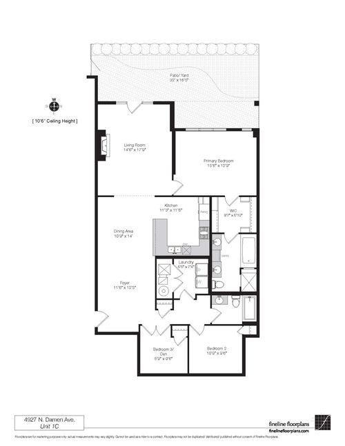 1c-4927 N Damen Ave, Chicago, IL, 60625-6977 | Card Image