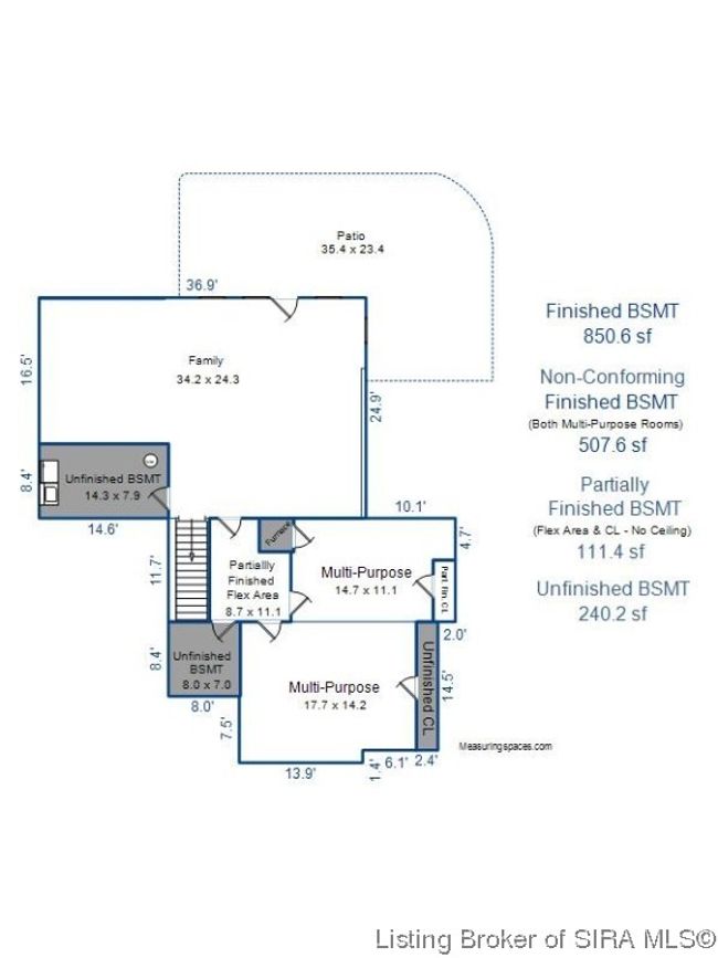 302 Saddleback Dr, Home with 3 bedrooms, 2 bathrooms and null parking in Charlestown IN | Image 38
