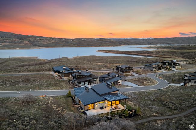 Birds eye view of property with a water and mountain view | Image 15
