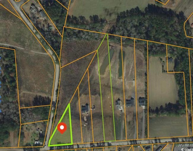 Aerial view of property's location featuring property parcel outlined | Image 35