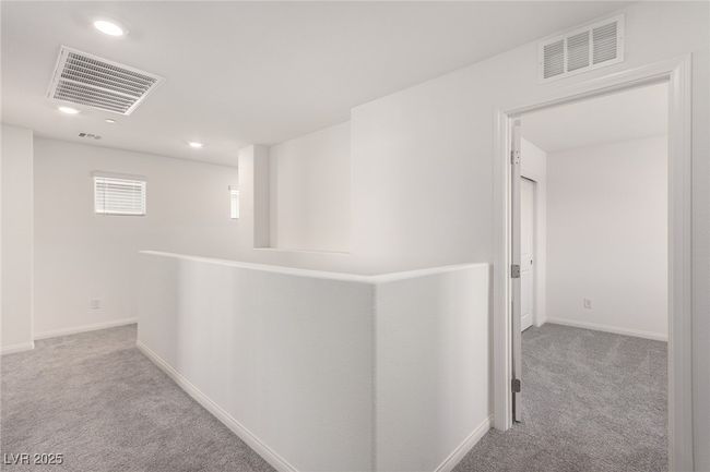 Hallway featuring visible vents, recessed lighting, and carpet | Image 12