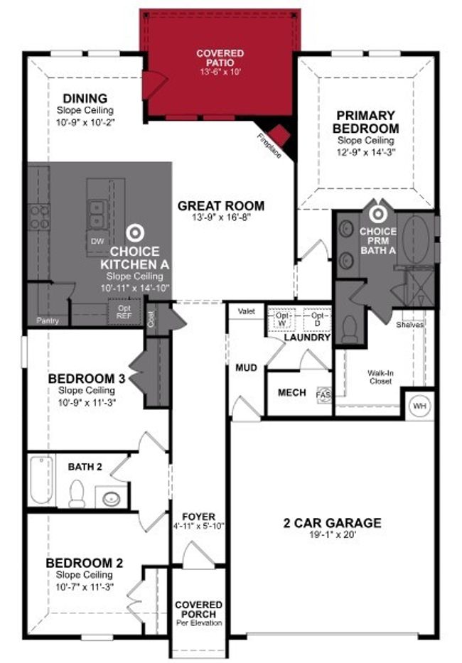 Beazer Homes Whitewing Trails Sierra floorplan. | Image 6