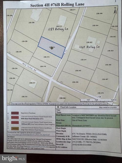 Lot #76B Rolling Lane, HARPERS FERRY, WV, 25425 | Card Image